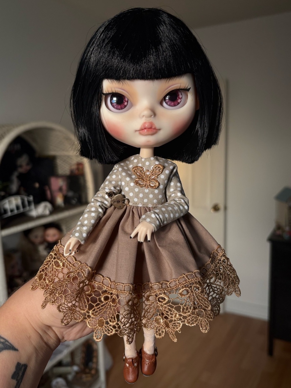 Custom blythe doll OOAK
